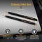 Cross Pen Set | Personalized Cross Classic Century Ballpoint Pen and 0.7mm Pencil Set. Matte Black Finish with Gold Trim. Iconic Cross Gift Set.